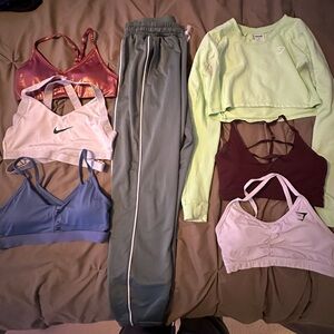 Gymshark and Nike lot